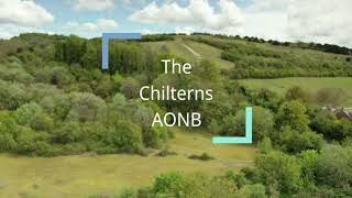 Chilterns Area of Outstanding Natural Beauty  Aerial Footage  Turville Buckinghamshire [upl. by Noramac]