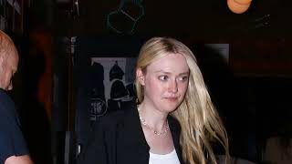 Dakota Fanning at a Winnetka Bowling League concert in West Hollywood California [upl. by Gaultiero842]