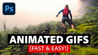 How To Make an Animated GIF in Photoshop Fast amp Easy [upl. by Atnahc805]