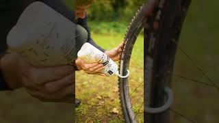 Peatys Tubeless Sealant Install 👑 shorts cycling [upl. by Eceryt]