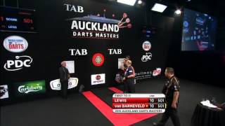 DartsAuckland2015Lewis v Barneveld The Final [upl. by Naujtna153]