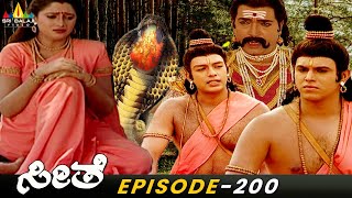 Ravana Torchers Sita Devi  Kannada Ramayan  Seethe  Episode  200 BhaktiSerialsKannada [upl. by Jaclin]