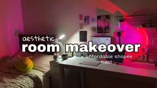 Room Makeover 2023 •  Shopee finds Philippines [upl. by Kerman]