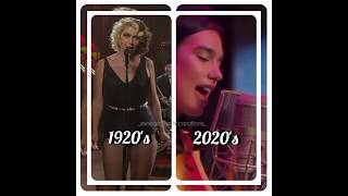 Levitating 1920 vs 2020 aesthetic levitating dualipa trending ytshorts pop song kpop music [upl. by Mientao280]