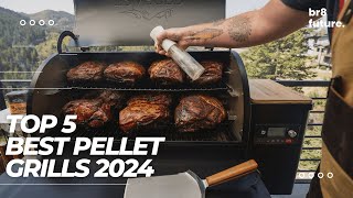 Best Pellet Grills 2024 🔥🍖 The Only 5 You Should Consider Today [upl. by Uaeb]