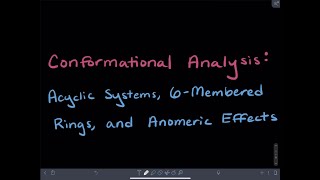 Conformational Analysis [upl. by Ak]