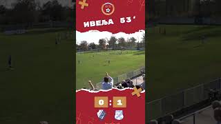 Погодак Филипа Ивеље на утакмици ОФК Бечеј 1918  елезничар Инђија 01 fsv football ivelja [upl. by Leboff]