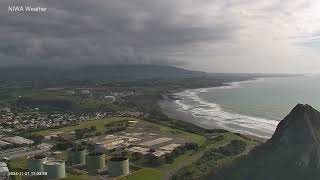 Clip from Taranaki New Plymouth  NIWA Webcam [upl. by Soll]