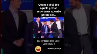 Silvio Santos eterno zoando sem saber que o sujeito era importante Quem nunca silviosantos [upl. by Akiehs]