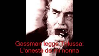 Gassman legge Trilussa Lonestà de mi nonna [upl. by Inger]