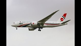 Airliners landing at London Heathrow Airport 090219 [upl. by Broddie]