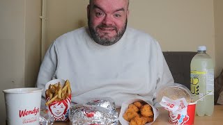 wendys uk mukbang [upl. by Cheadle989]