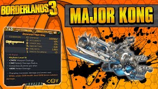 Borderlands 3  Major Kong Legendary Weapon Guide The New Yellowcake [upl. by Niamart]