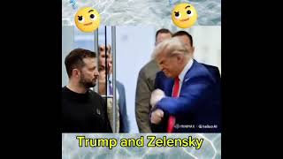 Trump and Zelensky 😁😁❤️😍😍 trump biden zelensky [upl. by Ailugram]