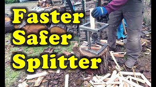 DIY Kindling Wood Splitter buildalong made from free shop scrap [upl. by Ariela]