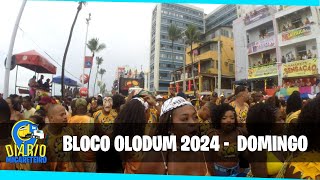 BLOCO OLODUM  CARNAVAL DE SALVADOR 2024  DOMINGO [upl. by Holly729]