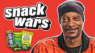 Snoop Dogg Rates British And American Food  Snack Wars [upl. by Jezabella]