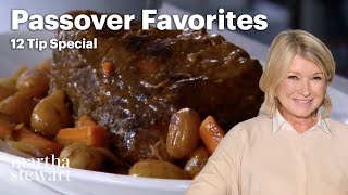 Martha Stewarts Favorite Passover Meals  11 Authentic Recipes [upl. by Milda]