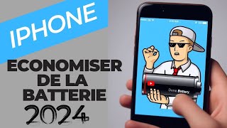 Batterie iPhone  Comment économiser de la batterie en 2024  astuces ios  astuces iPhone [upl. by Hpesojnhoj]