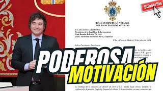 El Cuerpo de la Nobleza del Principado de Asturias Concede la Medalla de Oro a Javier Milei [upl. by Dre]