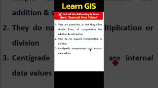 What are Discrete or Internal Data Values In GIS MCQ SHORTS [upl. by Lisbeth]