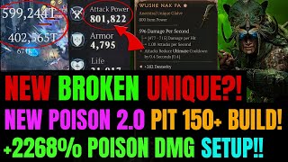 CNs NEW ALLINONE Poison Spiritborn UPDATED  PIT 150 Clear Unique Weapon Setup [upl. by Higley]