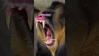 ⚠️ Most Dangerous Monkeys in the World 🙈🙉🙊 Gelada Monkey  Mandrills  Baboons shorts [upl. by Eelrihs]