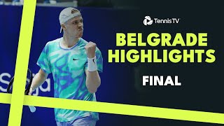 Denis Shapovalov vs Hamad Medjedovic For The Title  Belgrade 2024 Final Highlights [upl. by Beetner406]