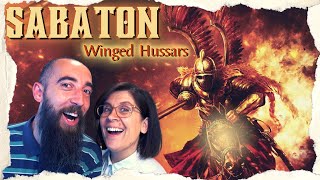 Sabaton  Winged Hussars REACTION with my wife [upl. by Seften]