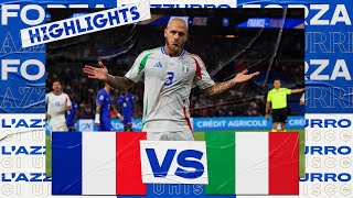 Highlights FranciaItalia 13  Nations League 202425 [upl. by Kimberli]