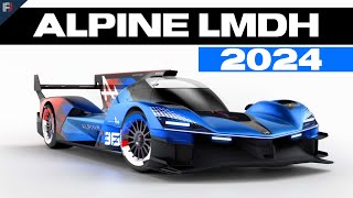 First Look At Alpine A424B LMDh For 2024 [upl. by Haven233]