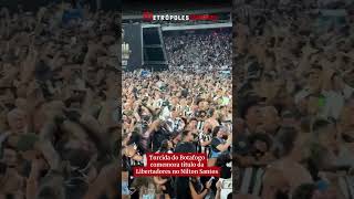 Veja a a torcida do Botafogo comemorando título da Libertadores no Nilton Santos [upl. by Sowell]