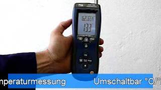 Taupunkthygrometer Psychrometer PCE 320 [upl. by Nolram]