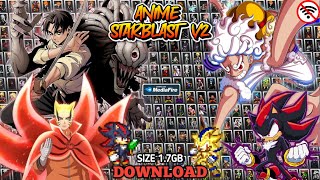 New Starblast V2 Anime Mugen Android  New Characters Offline 2024 [upl. by Natye396]