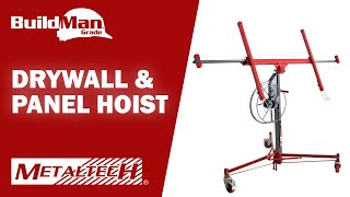 METALTECH BUILDMAN GRADE  Drywall Hoist [upl. by Eiroj]