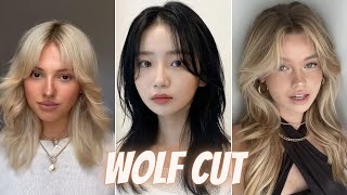 This is your sign to get a WOLF CUT 💇🏻 TikTok Trend Compilation I Mullet Shag Hair Transformation [upl. by Suiratnod264]