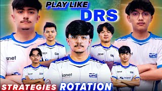 The Best Nepali Team DRS GAMING Strategies And Rotation Analysis  DRS PMSL CSA [upl. by Reeta]