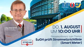 Pressekonferenz zum Thema Smart Meter [upl. by Nosmas919]