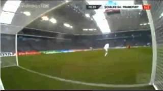 Schalke 04 vs Eintracht Frankfurt 11 Tzavellas 73m Tor 352011 [upl. by Nosreffej376]