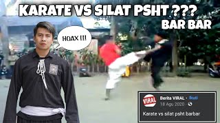 Karate Vs Silat PSHT Bar bar [upl. by Lise]