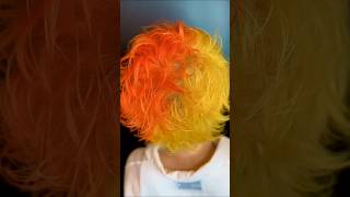 How to Orange and Yellow Hair Dye shorts [upl. by Anahsek972]