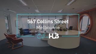 Office Hub Tour  Regus 567 Collins Street Melbourne VIC Australia [upl. by Sirdna]