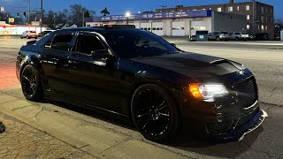 POV IN MY CATLESS STRAIGHT PIPE CHRYSLER 300C  “ LOUD “ [upl. by Secrest]