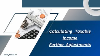 FURTHER ADJUSTMENTS IN CALCULATING TAXABLE INCOME UAE CORPORATE TAX [upl. by Akemehs]