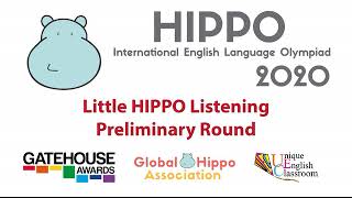 HIPPO English Competition 2020  Little HIPPO Listening Preliminary Round [upl. by Sassan30]