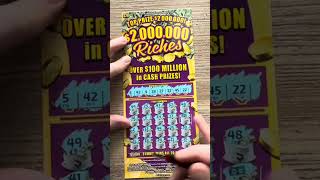 2000000 Riches  NC Lottery Scratch Offs [upl. by Odnumde200]