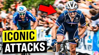 The 7 MOST EPIC Attacks In Cycling History [upl. by Janenna]