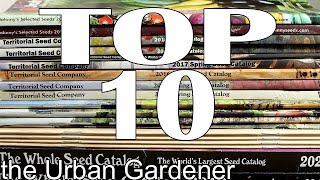 Seed Catalogs  tUG TOP 10 [upl. by Lunsford]