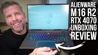 Alienware M16 R2 2024 Unboxing Review  15 Games and Benchmarks CPU GPU Display Testing More [upl. by Enajiram144]