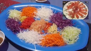 How to Lo Hei  Raw Fish Salad 捞起魚生 [upl. by Nnalyrehs]